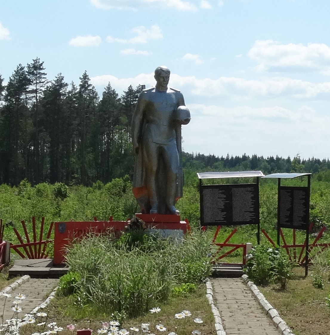 Памятник №3110, расположенная в д. Щекотово, Дрибинский район, Могилевская область